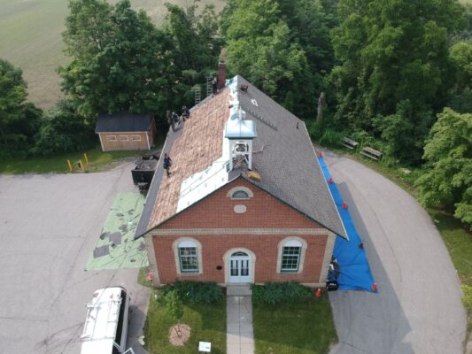 heritage building new roof